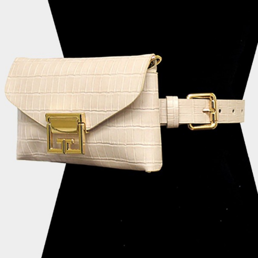 Alligator Pattern Faux Leather Fanny - Picture 2 of 2